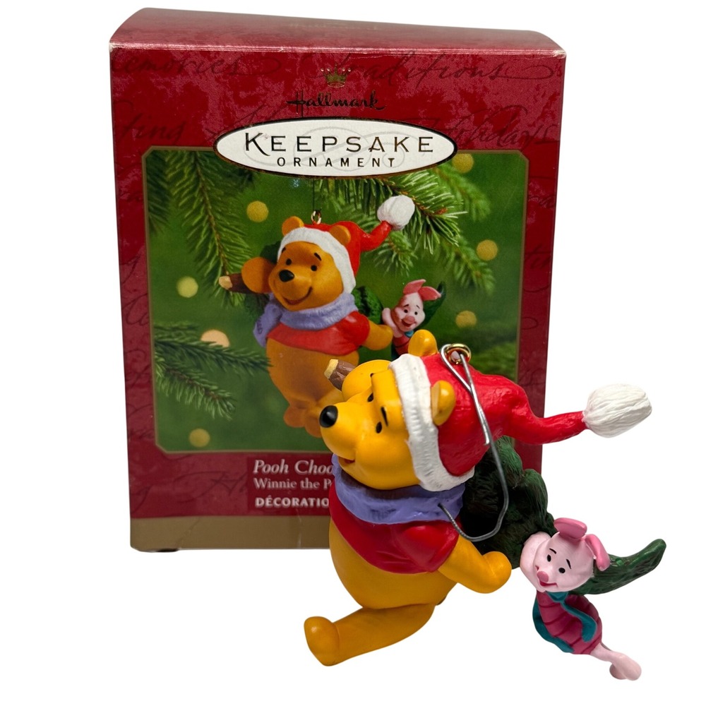 Hallmark Keepsake Ornament 2000 Pooh Chooses the Tree Winnie the Pooh Piglet Box